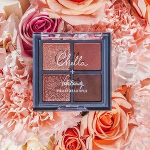 New! mini chella + velabeauty blushing rose eyeshadow‎ palette
